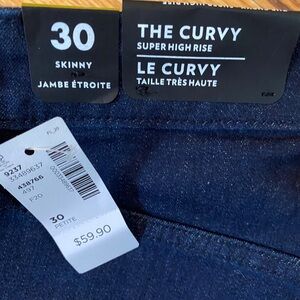 2pairs 30p The Curvy Super High Rise Skinny Jeans